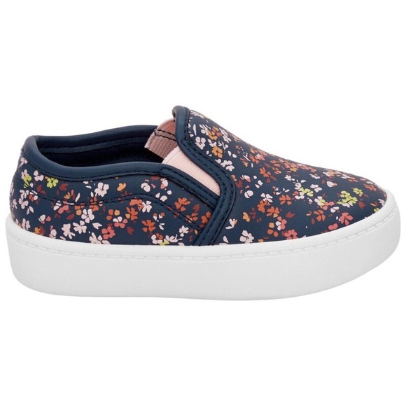 Carter's Floral Slip-On Shoes Baby Size 5 - Picture 11 of 12